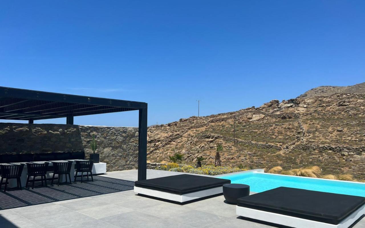 Black And White Villas Ftelia - Mykonos Mykonos Town Exterior photo
