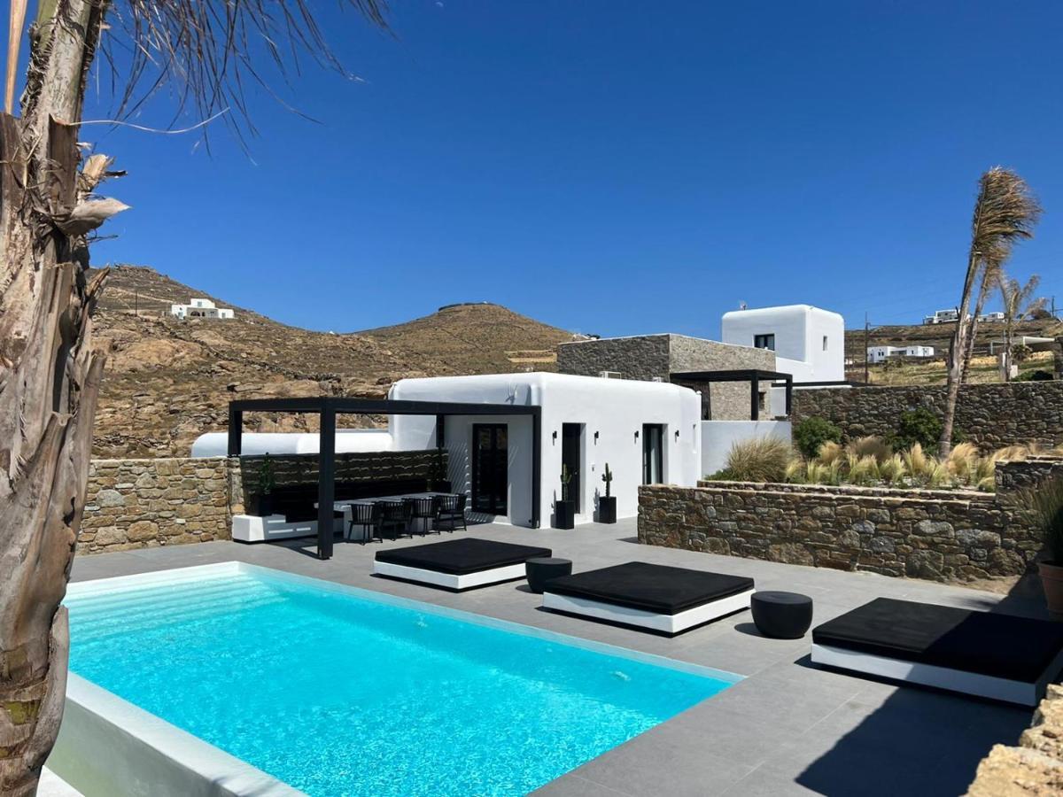 Black And White Villas Ftelia - Mykonos Mykonos Town Exterior photo
