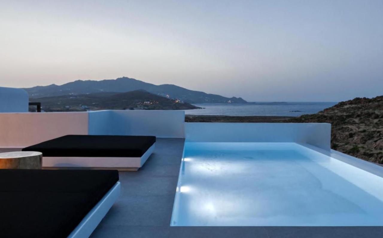 Black And White Villas Ftelia - Mykonos Mykonos Town Exterior photo