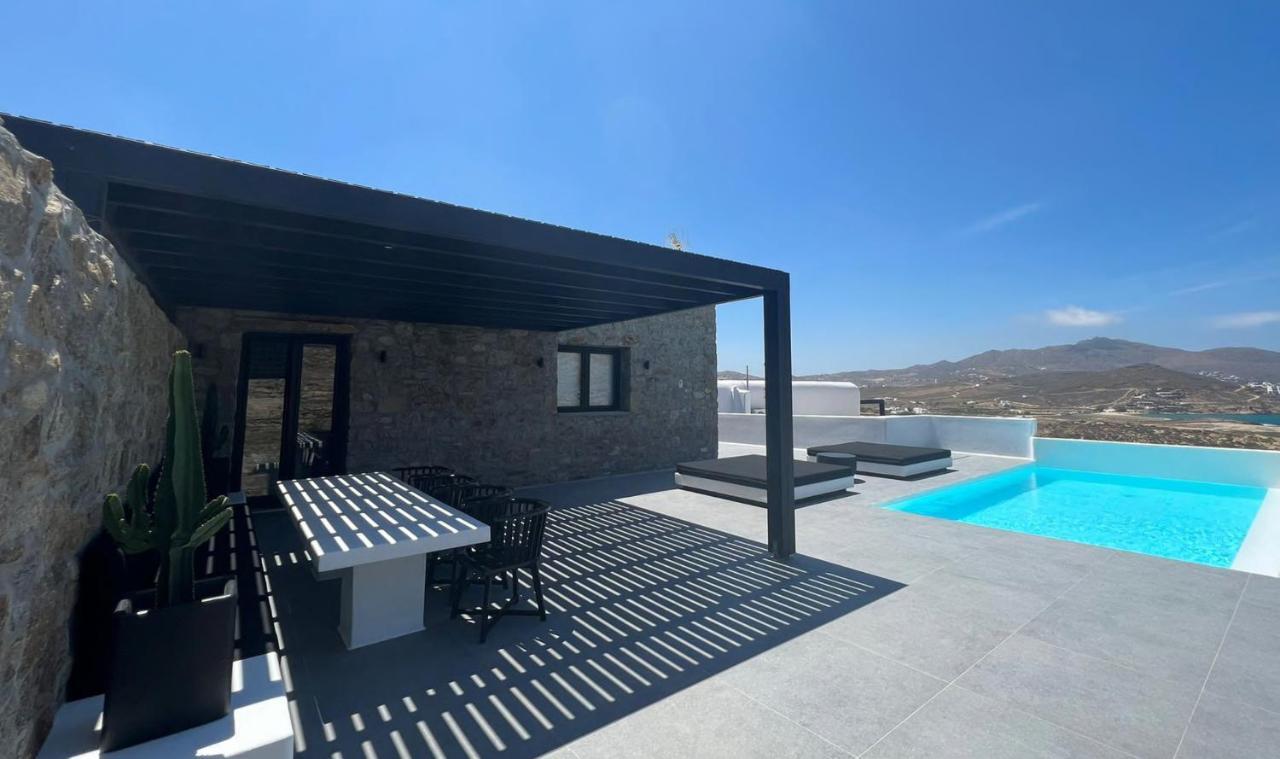 Black And White Villas Ftelia - Mykonos Mykonos Town Exterior photo