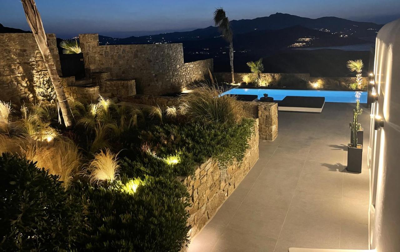 Black And White Villas Ftelia - Mykonos Mykonos Town Exterior photo