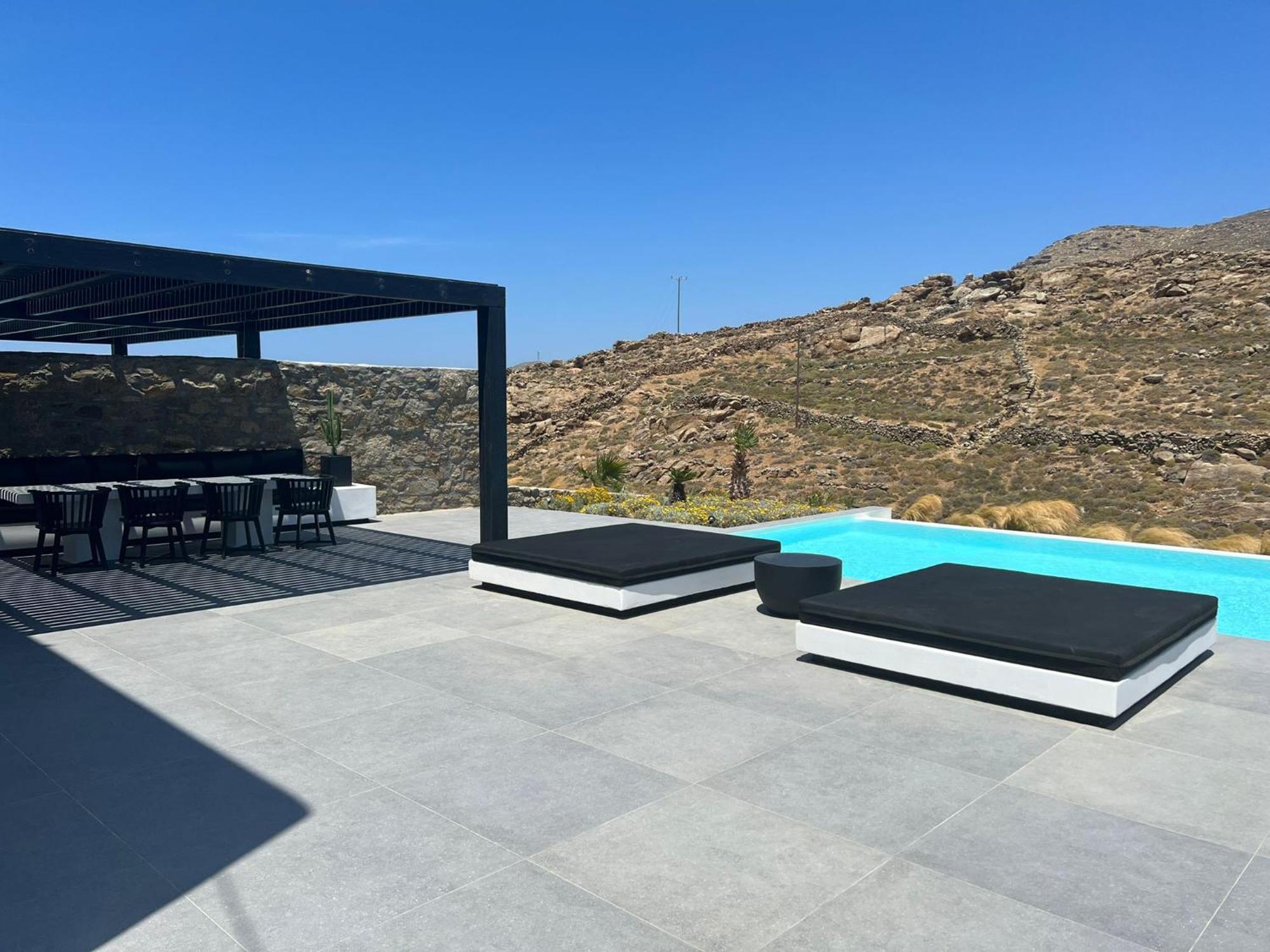Black And White Villas Ftelia - Mykonos Mykonos Town Exterior photo