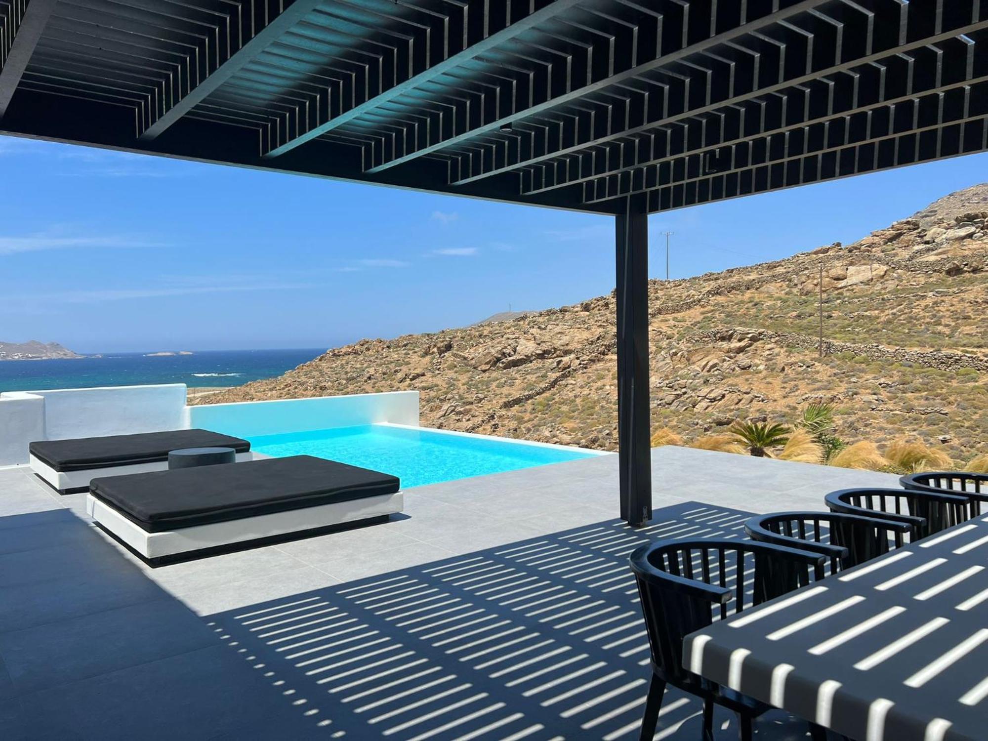 Black And White Villas Ftelia - Mykonos Mykonos Town Exterior photo